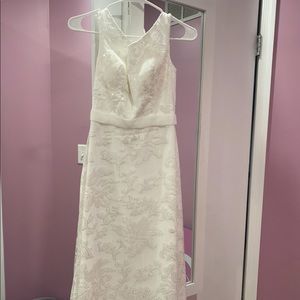 White sparkly wedding dress from JJs house